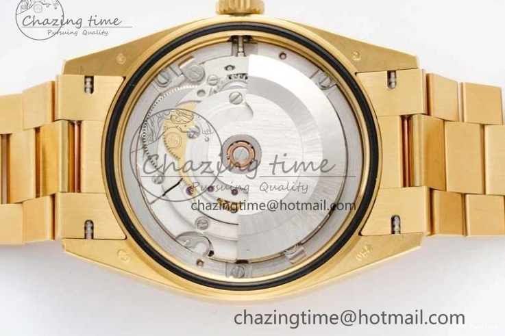 MiroTime 0321 NewStyle Day Date 36 YG RAF Best Edition Black No Marker on YG Bracelet A 2019